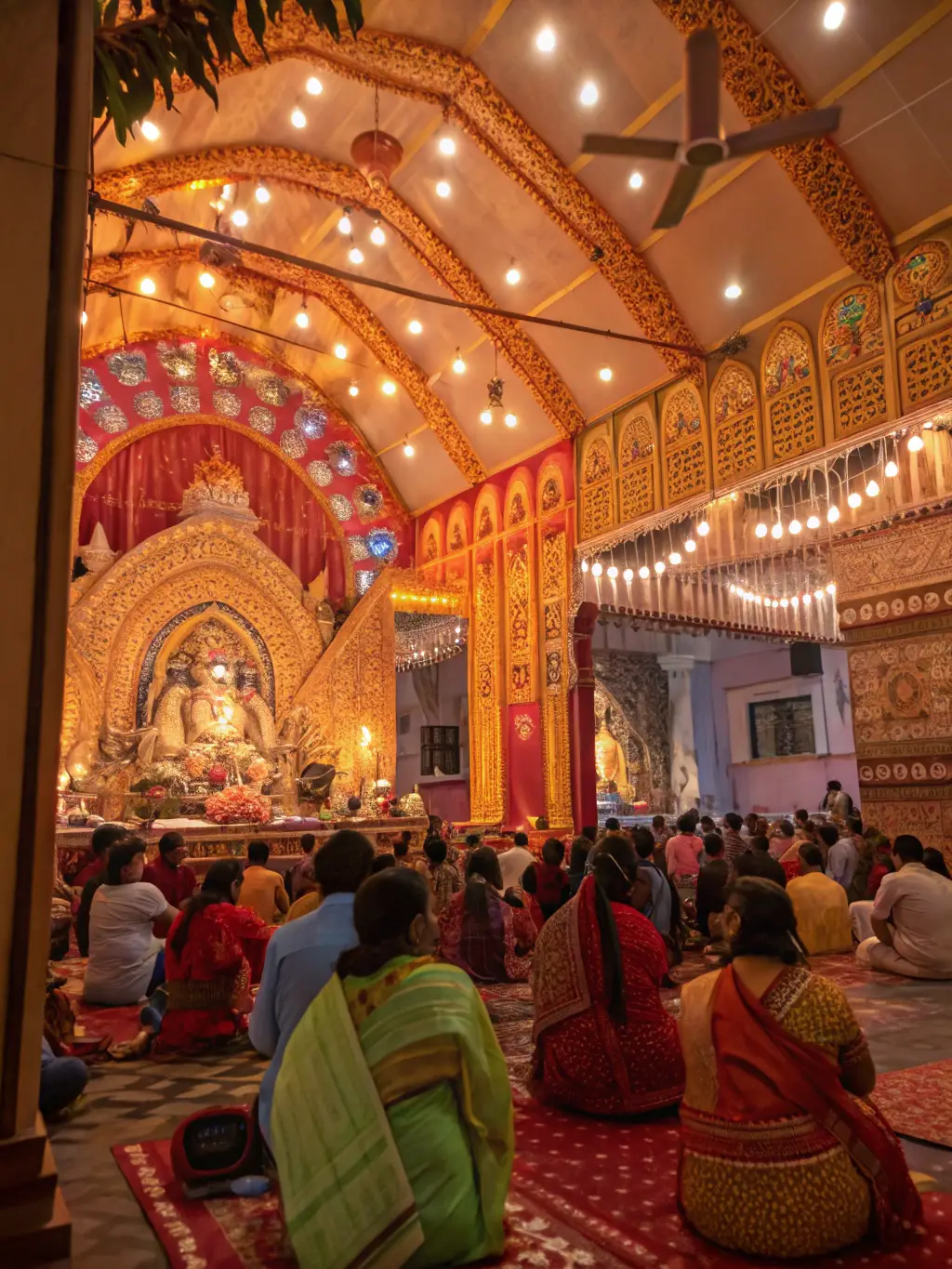 Durgotsav 43rd Annual Durga Puja celebration flyer